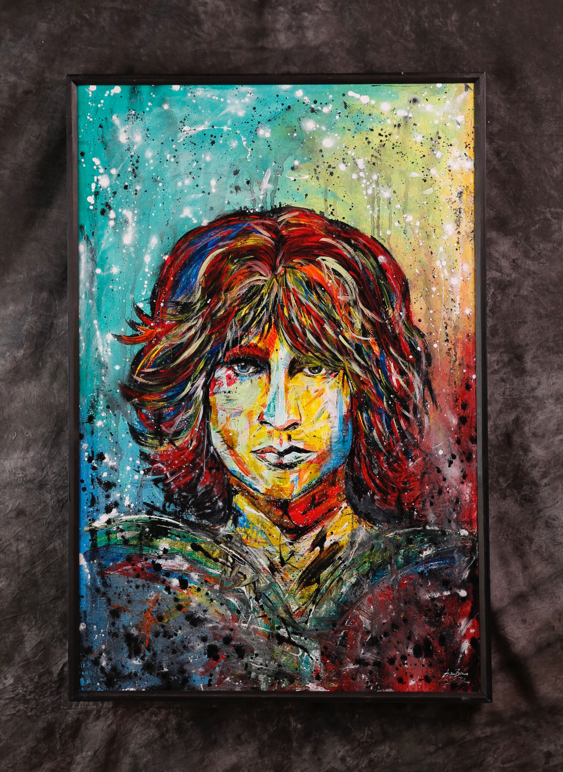 JIM MORRISON 120x80 anno di esecuzione 2023